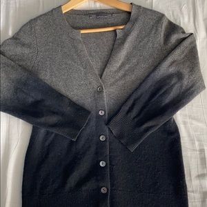 VINCE 100% cashmere ombré cardigan. Sz M